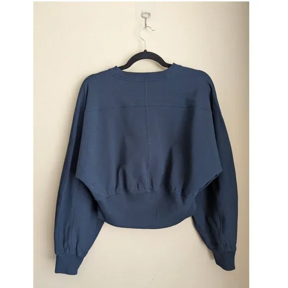 Modal Fleece Ribbed-Waist Pullover - Picture 4 of 7